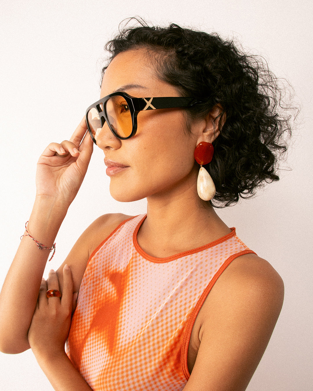 LE STYLE/ GLOSS BLACK - Yellow Lens