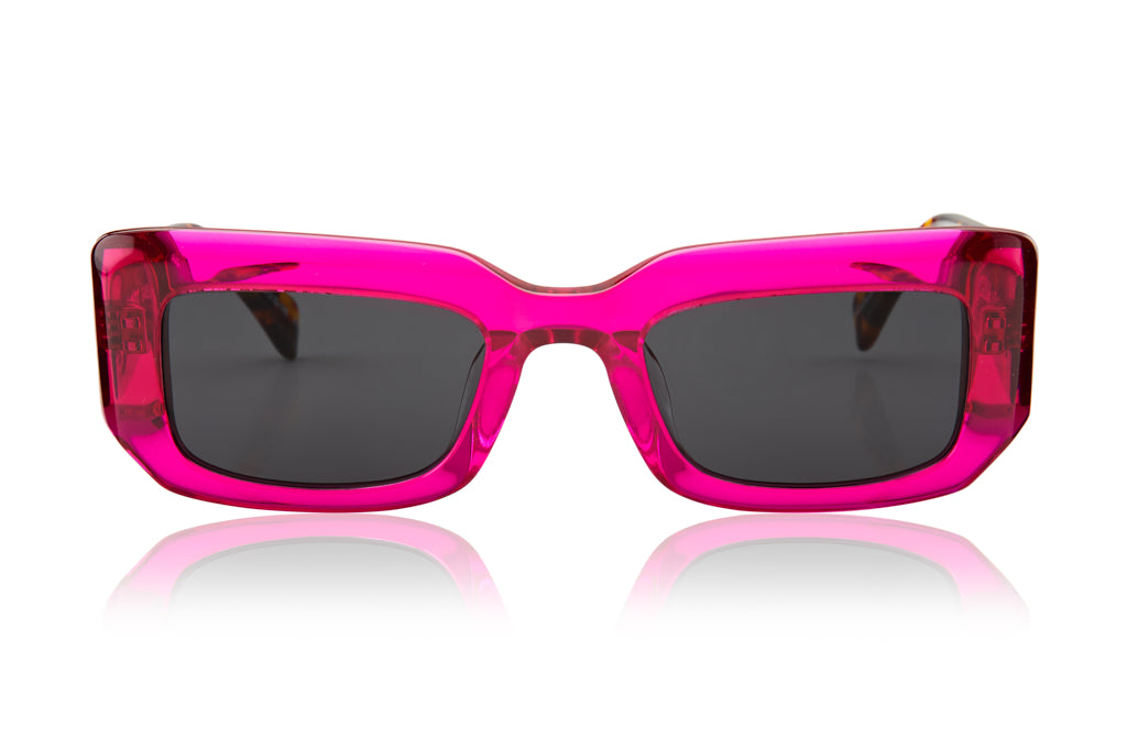 CORTEZ/ NEON PINK DARK TORT