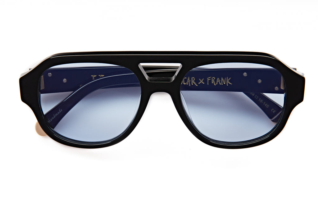 LE STYLE/ GLOSS BLACK  - Blue Lens